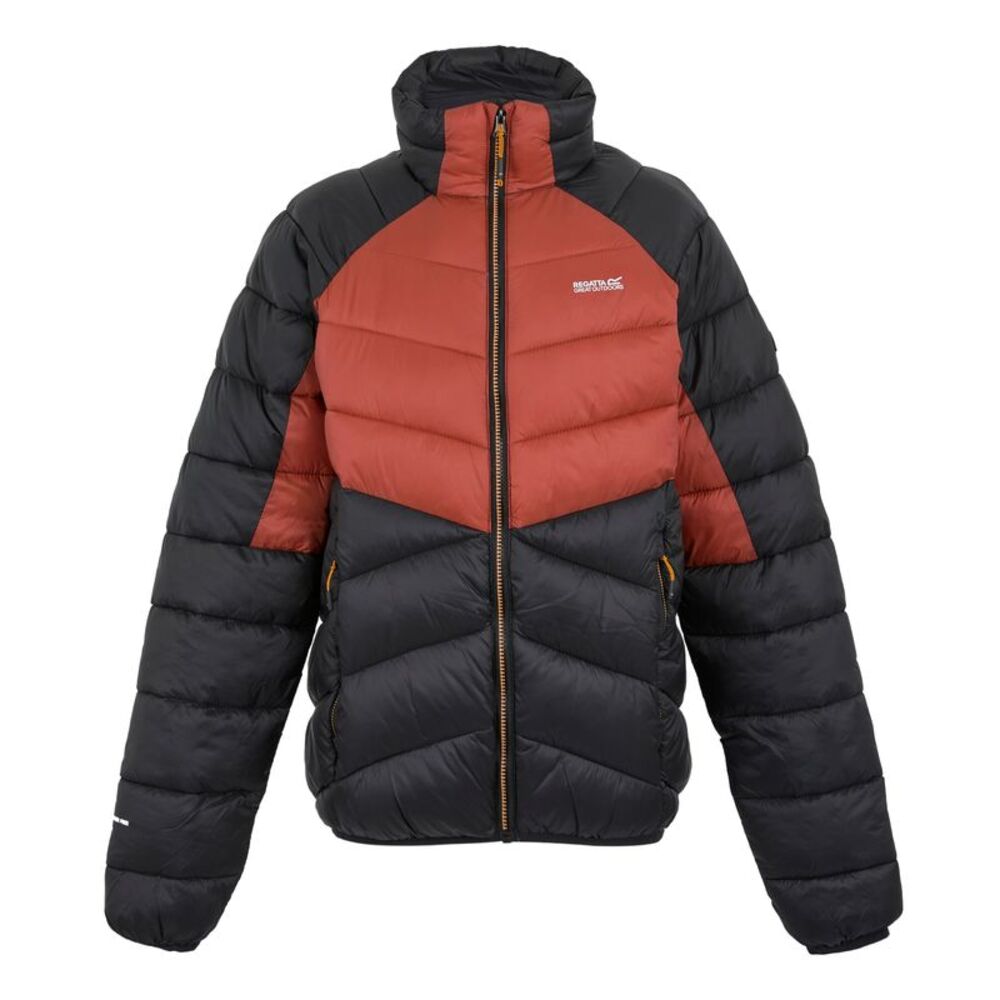 Regatta Mens Dalent Padded Jacket / Red Ochre/Black